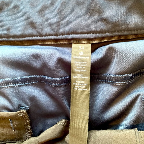 Men’s Lululemon Navy Pant 34 - Picture 4 of 4
